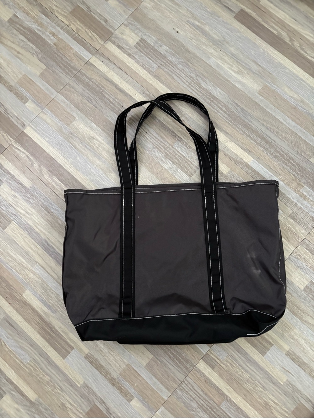 LL Bean Medium Nylon Tote - Picture 2 of 4